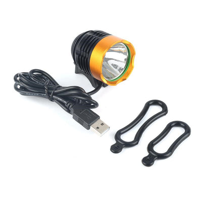 Luz Frontal LED USB para Bicicleta de Montaña - Potencia Máxima L2 - Image 11