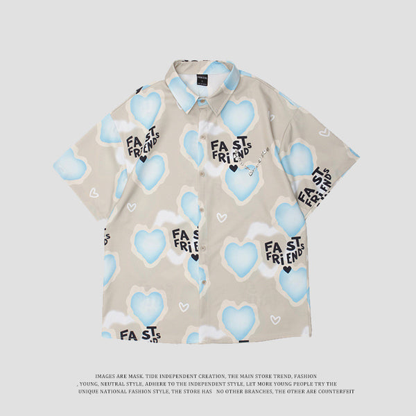 Playera Hip-Hop Estampado Love Unisex Manga Corta