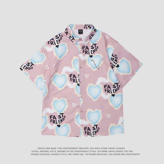 Playera Hip-Hop Estampado Love Unisex Manga Corta - Image 3