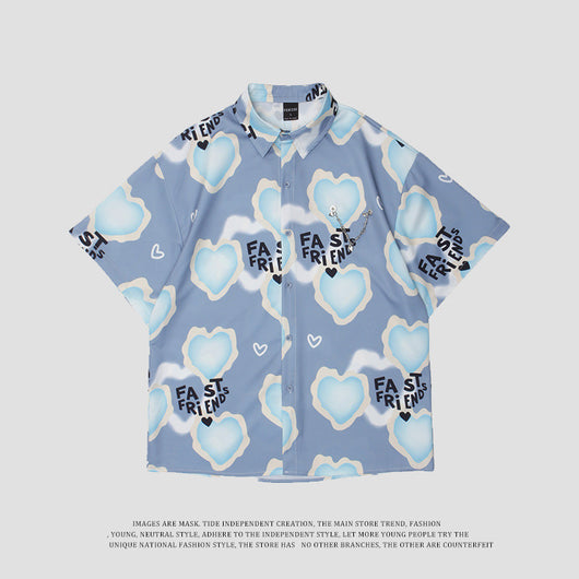 Playera Hip-Hop Estampado Love Unisex Manga Corta