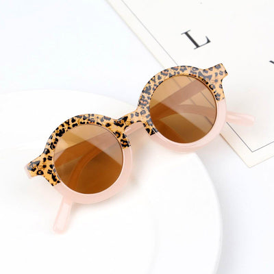 Gafas de Sol Infantiles Estampado Leopardo con Parches Redondas - Image 8