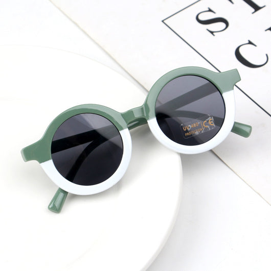 Gafas de Sol Infantiles Estampado Leopardo con Parches Redondas - Image 2