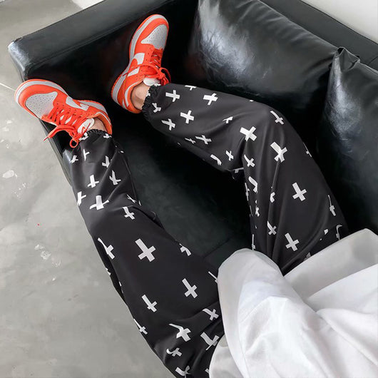 Pantalones Hombre Estilo Coreano Sueltos Tendencia - Pantalón Casual de Nueve Puntos - Image 3