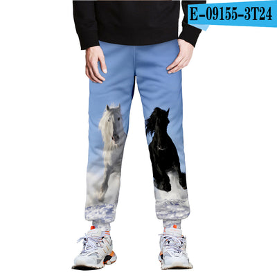 Pantalones Deportivos con Estampado 3D Full-Frame de Caballo - Image 10