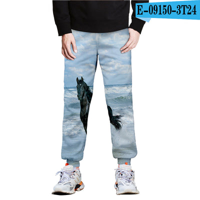 Pantalones Deportivos con Estampado 3D Full-Frame de Caballo - Image 7