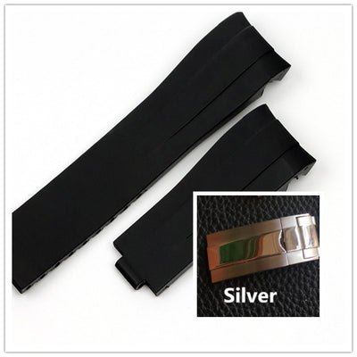 Correa de Silicona para Rolex Submariner Negro y Verde - Image 7