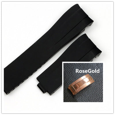 Correa de Silicona para Rolex Submariner Negro y Verde - Image 9