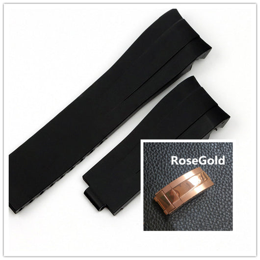 Correa de Silicona para Rolex Submariner Negro y Verde - Image 9