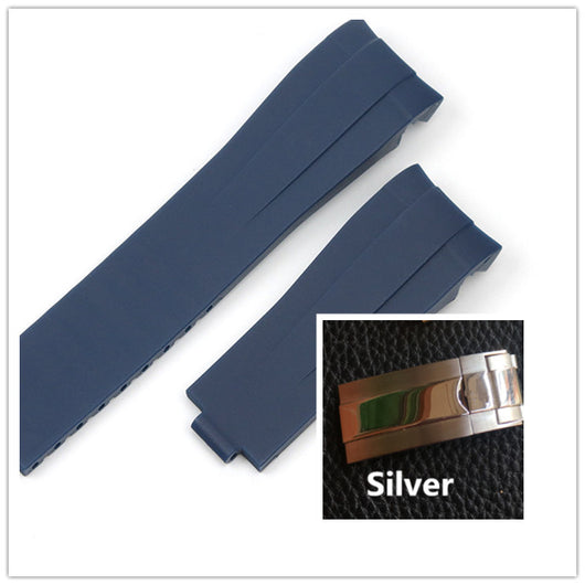 Correa de Silicona para Rolex Submariner Negro y Verde - Image 11