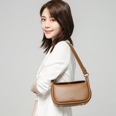 Bolso Retro de Cuero Genuino para Mujer - Diseño Almohada Clásico - Image 4