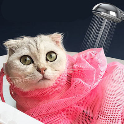 Bolsa de Baño de Malla para Gatos - Aseo y Grooming Seguro - Image 5