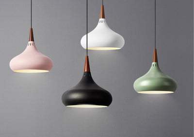Lámpara Colgante de Madera Maciza Diseño Minimalista Moderno - Image 9