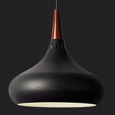 Lámpara Colgante de Madera Maciza Diseño Minimalista Moderno - Image 14