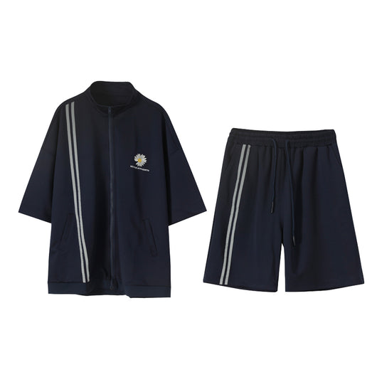 Conjunto Deportivo Casual con Bordados de Margaritas Reflectantes - Image 17