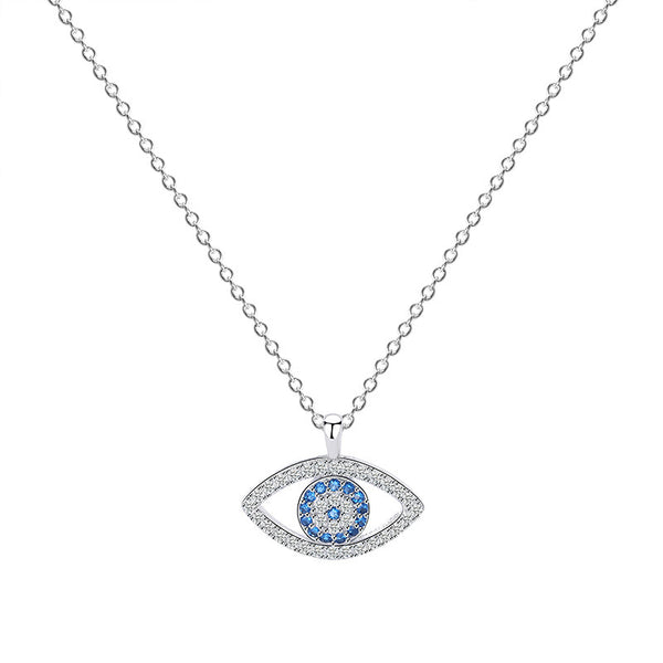 Collar de Plata 925 Ojo de Demonio Estilo Europeo Americano - Image 12