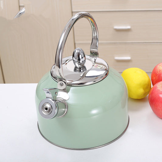 Hervidor de Agua 3L Acero Inoxidable con Silbato y Mango Resistente - Image 2
