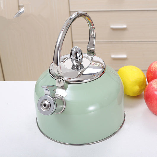 Hervidor de Agua 3L Acero Inoxidable con Silbato y Mango Resistente - Image 2