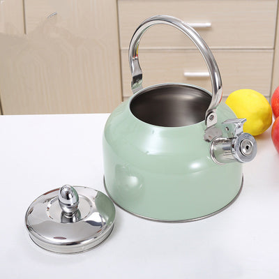 Hervidor de Agua 3L Acero Inoxidable con Silbato y Mango Resistente