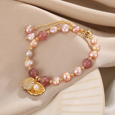 Pulsera de Perla Shell Diseño Coreano Nicho Exclusivo - Image 9