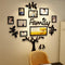 Vinilo Decorativo Árbol 3D con Marcos de Fotos