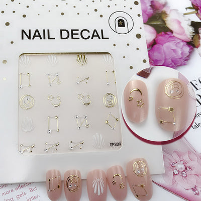 Calcomanías de Uñas 3D Diamante Imitación con Efecto Bronceado - Image 26