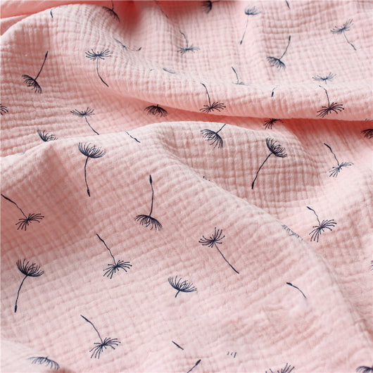 Tela de Algodón Crepé Estampada para Ropa Infantil