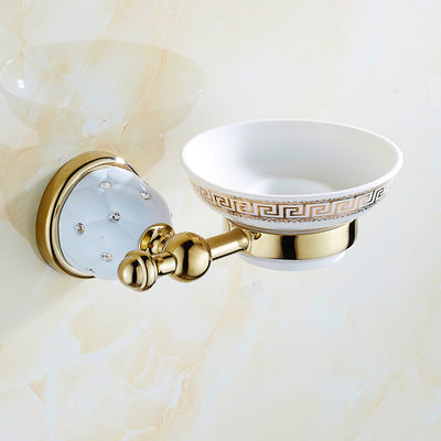Toallero Dorado con Cristales de Diamante - Estante de Baño Premium - Image 11