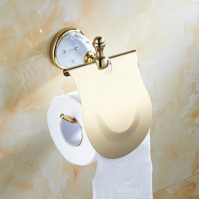 Toallero Dorado con Cristales de Diamante - Estante de Baño Premium - Image 7