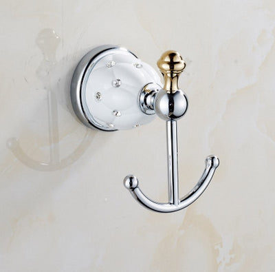 Toallero Dorado con Cristales de Diamante - Estante de Baño Premium - Image 29