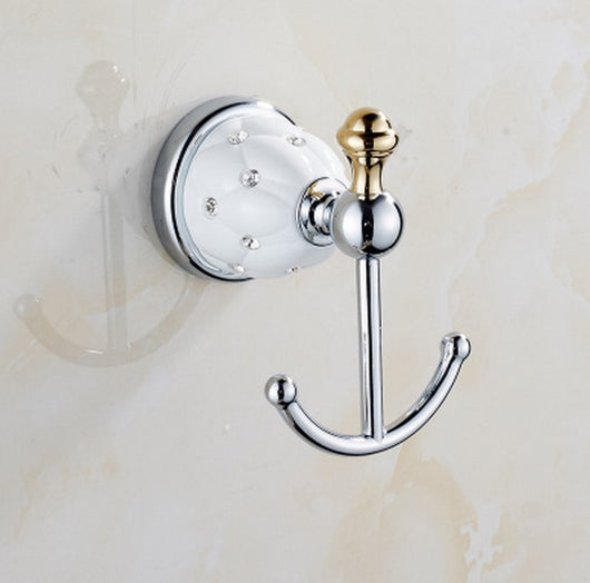 Toallero Dorado con Cristales de Diamante - Estante de Baño Premium - Image 29