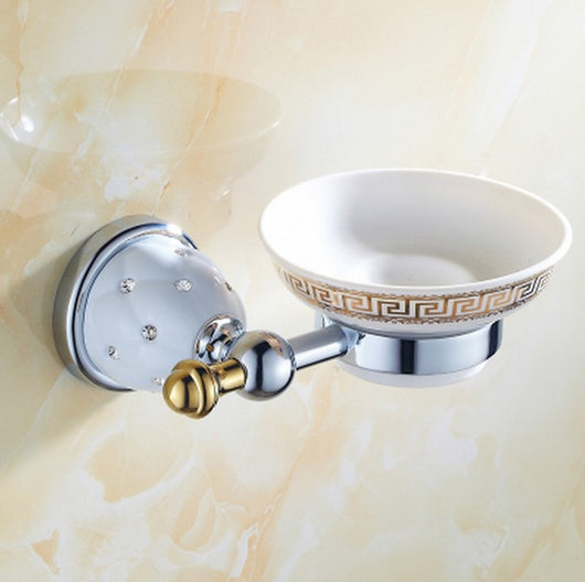 Toallero Dorado con Cristales de Diamante - Estante de Baño Premium - Image 31