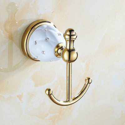 Toallero Dorado con Cristales de Diamante - Estante de Baño Premium - Image 40