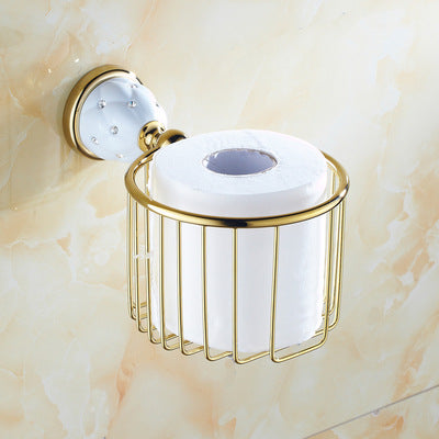 Toallero Dorado con Cristales de Diamante - Estante de Baño Premium - Image 46