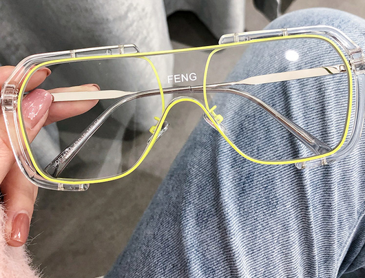 Gafas de Sol Oversized Marco Ancho Estilo Red - Image 8