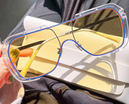 Gafas de Sol Oversized Marco Ancho Estilo Red - Image 2