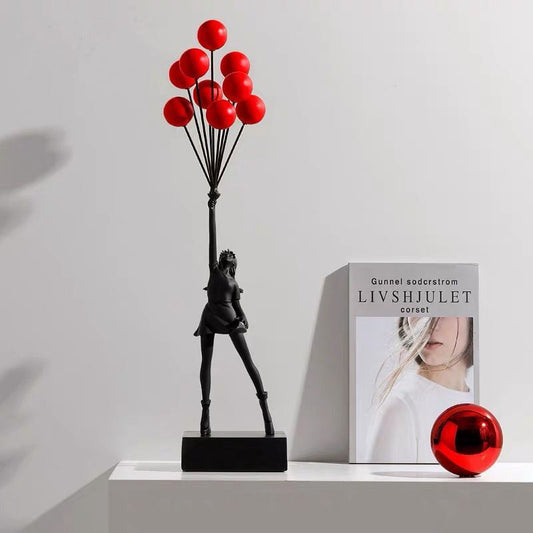 Escultura Decorativa Bubble Girl - Figura Artística para el Hogar - Image 2