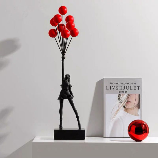 Escultura Decorativa Bubble Girl - Figura Artística para el Hogar - Image 2