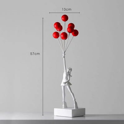 Escultura Decorativa Bubble Girl - Figura Artística para el Hogar - Image 4