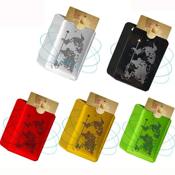 Protector de Tarjetas Antimagnetismo con Funda de Aluminio