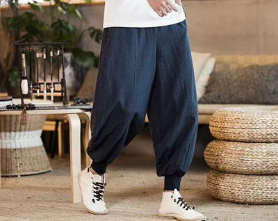 Pantalón Bloomers Tipo Chino de Cintura Ancha - Image 4