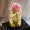Rosa Eterna con Luz LED en Cúpula de Cristal - Regalo Perfecto para Damas de Honor