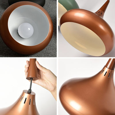 Lámpara Colgante de Madera Maciza Diseño Minimalista Moderno - Image 8