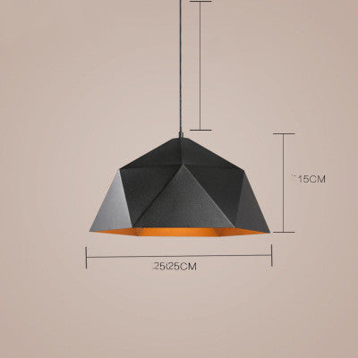 Lámpara Colgante Geométrica de Diseño Nórdico para Restaurante