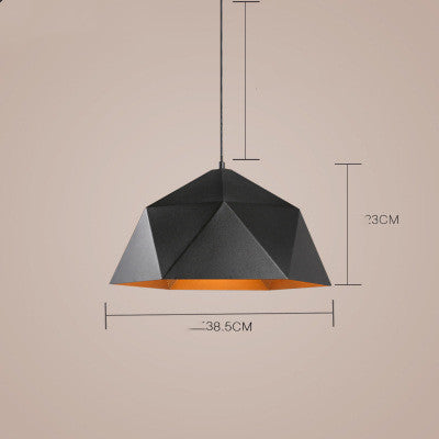 Lámpara Colgante Geométrica de Diseño Nórdico para Restaurante