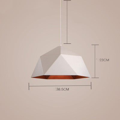 Lámpara Colgante Geométrica de Diseño Nórdico para Restaurante - Image 5
