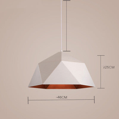 Lámpara Colgante Geométrica de Diseño Nórdico para Restaurante - Image 6