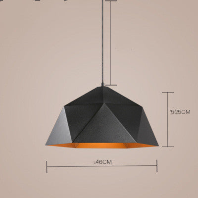 Lámpara Colgante Geométrica de Diseño Nórdico para Restaurante - Image 3