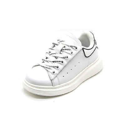 Tenis Blancos Infantiles Coreanos Versátiles - Image 4