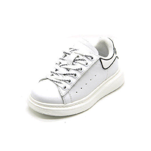 Tenis Blancos Infantiles Coreanos Versátiles - Image 4