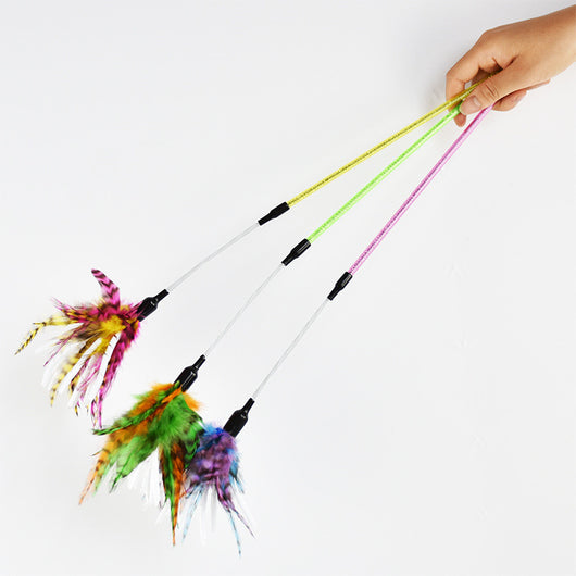 Juguete Interactivo de Pluma y Lana para Gatos - Image 7